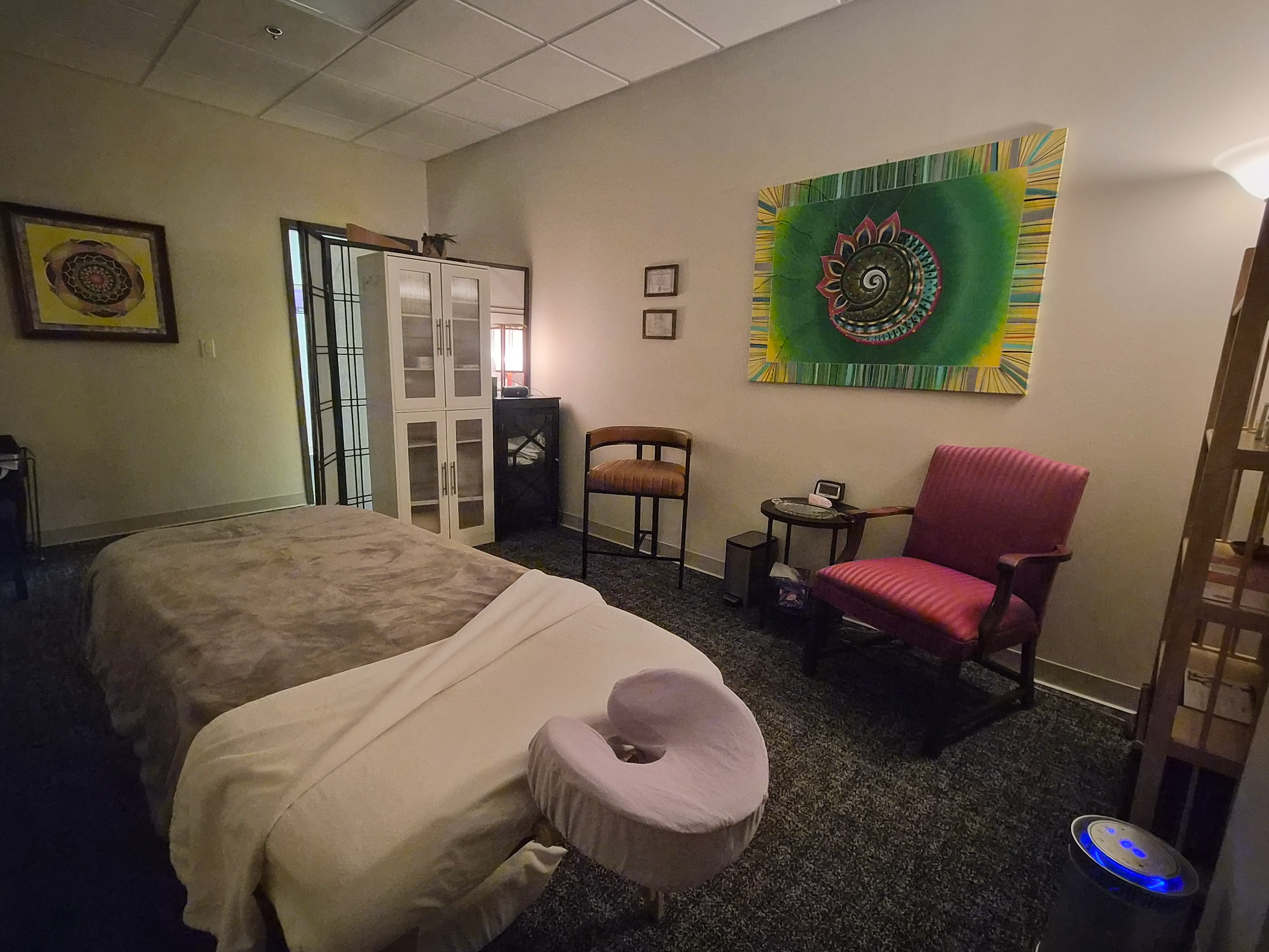 Massage Ithaca treatment room